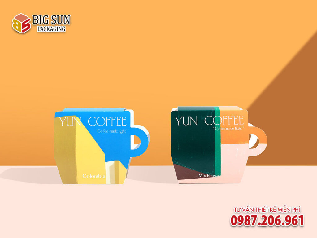 in hộp đựng cà phê Yun Coffee
