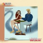 mẫu in hộp giấy đựng cà phê độc đáo