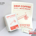 in hộp giấy đựng cà phê drip coffee