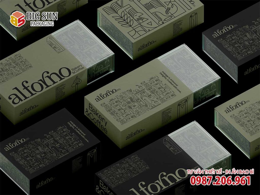 in bộ bao bì cà phê alforno