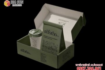 in bộ bao bì cà phê alforno