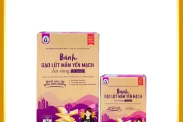 In hộp đựng bánh gạo lứt