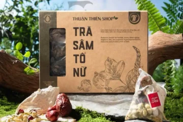 In hộp trà sâm tố nữ