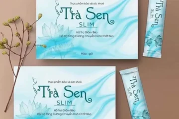 In hộp trà sen giảm cân