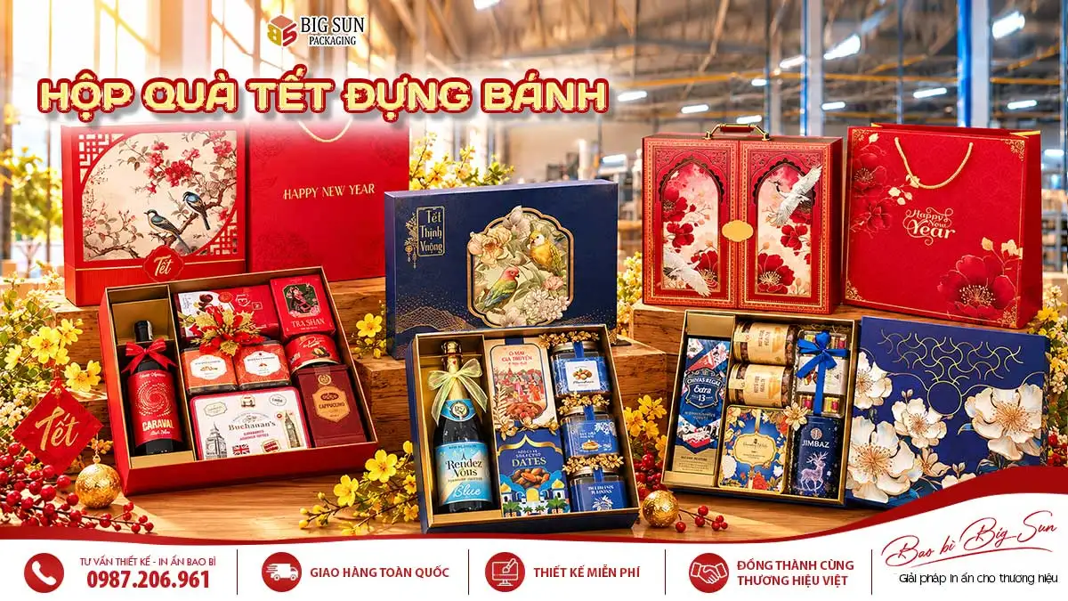 banner in hop qua tet dung banh keo