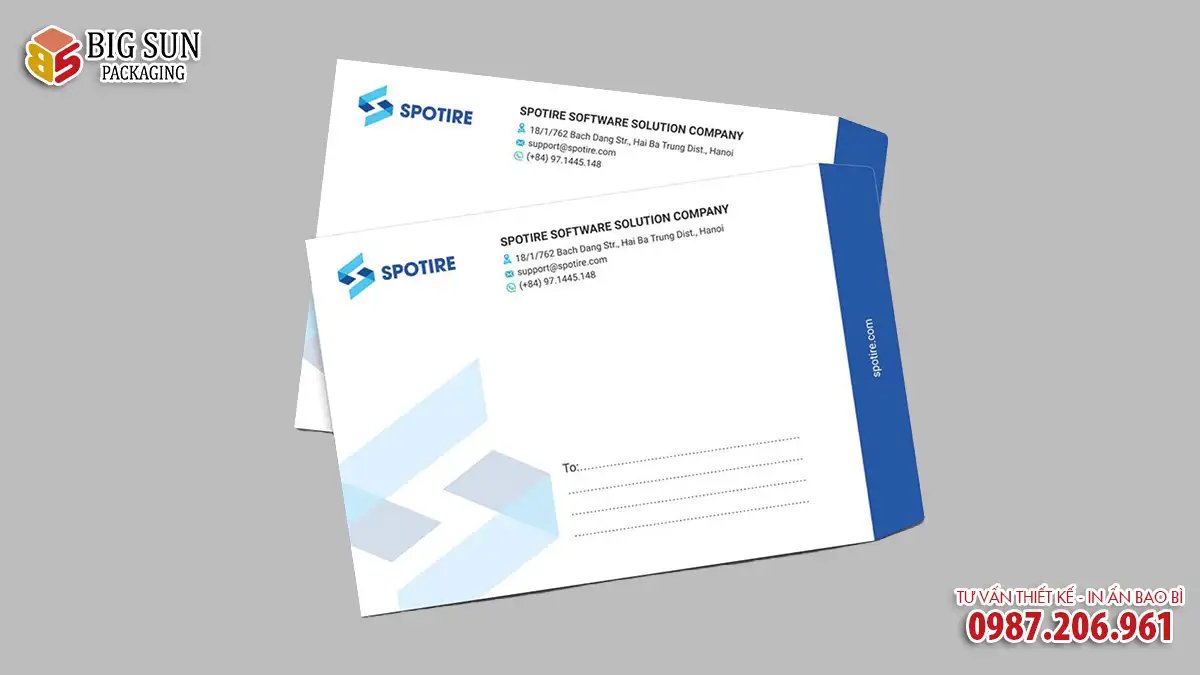 in phong bì thư doanh nghiệp