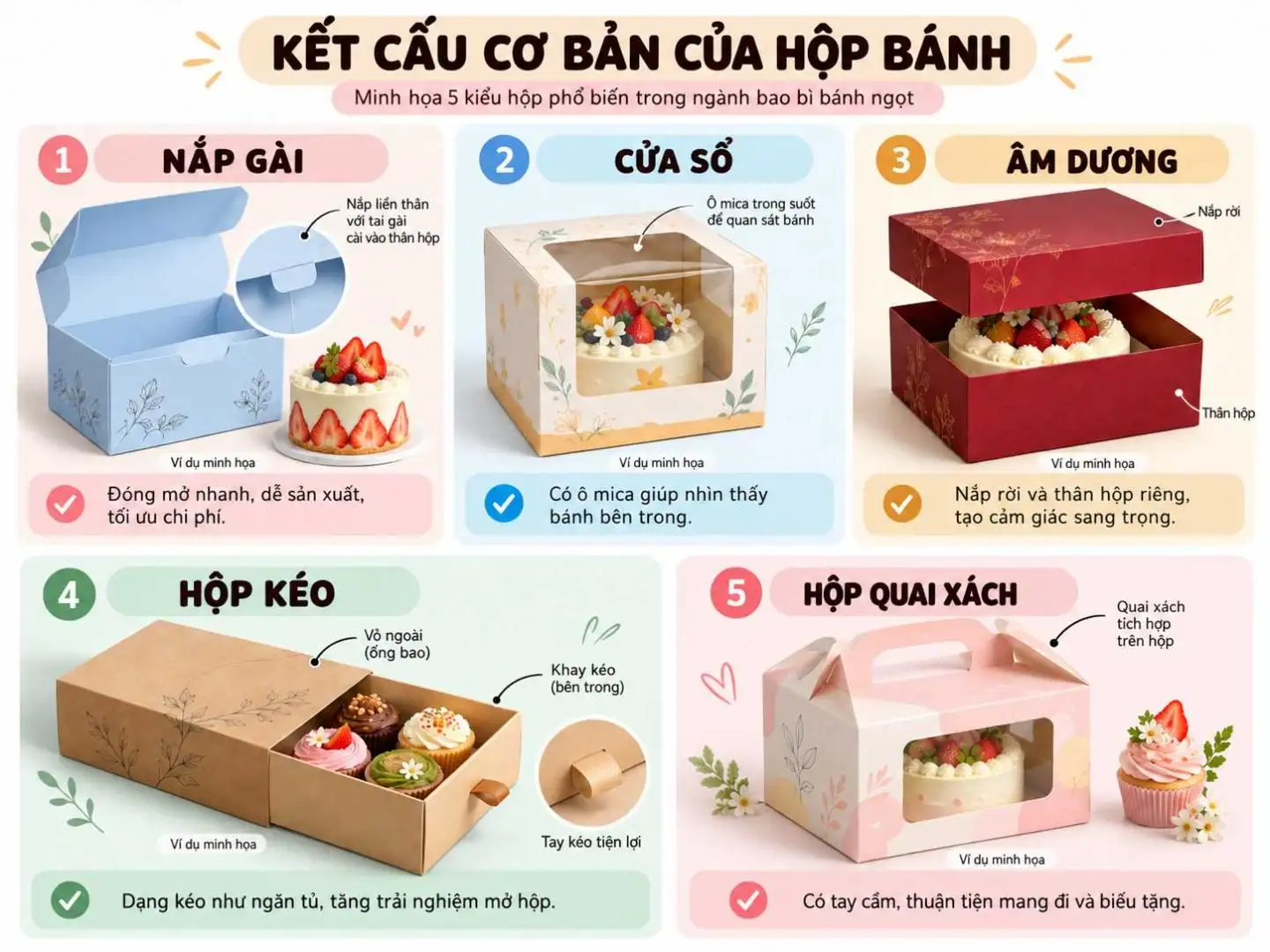 ket cau co ban cua hop dung banh keo
