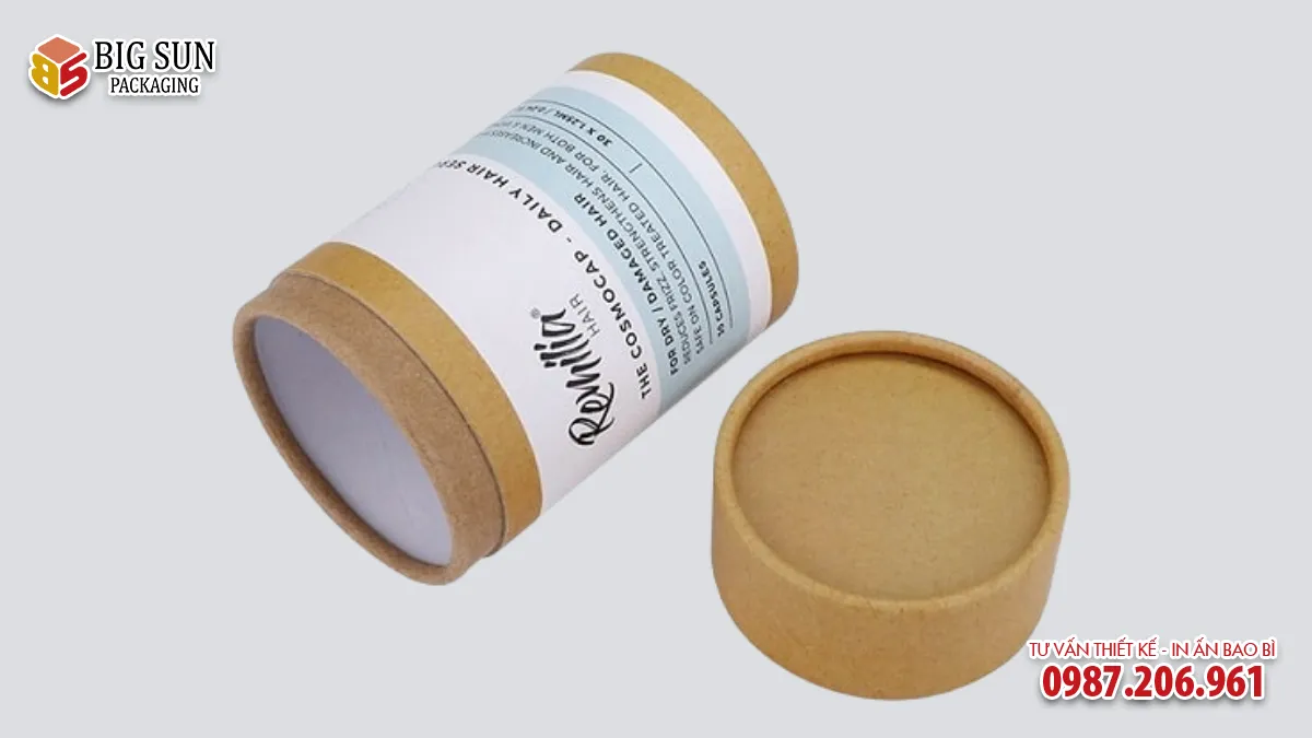 Hộp trụ tròn đựng thực phẩm