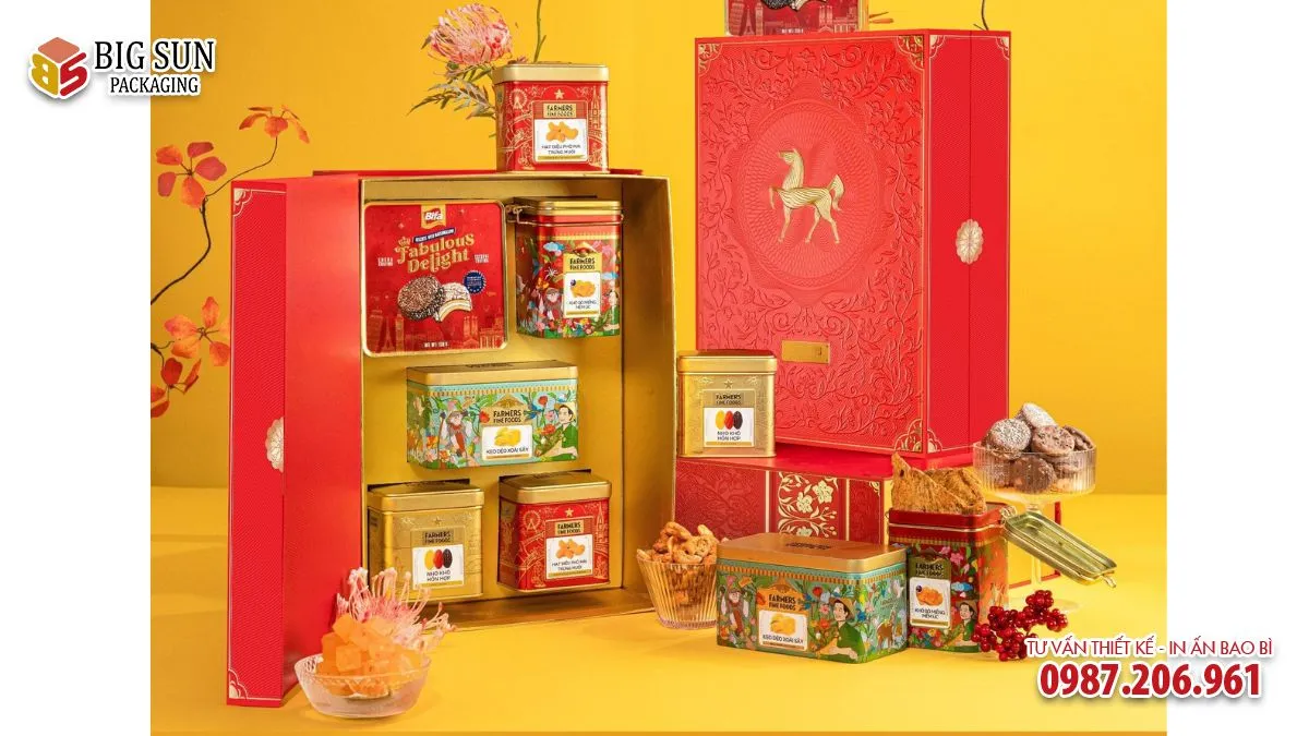 Hộp Quà Tết Thương Hiệu Golden Stride