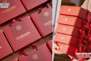 Hộp đựng rượu JunBuCha 4 chai