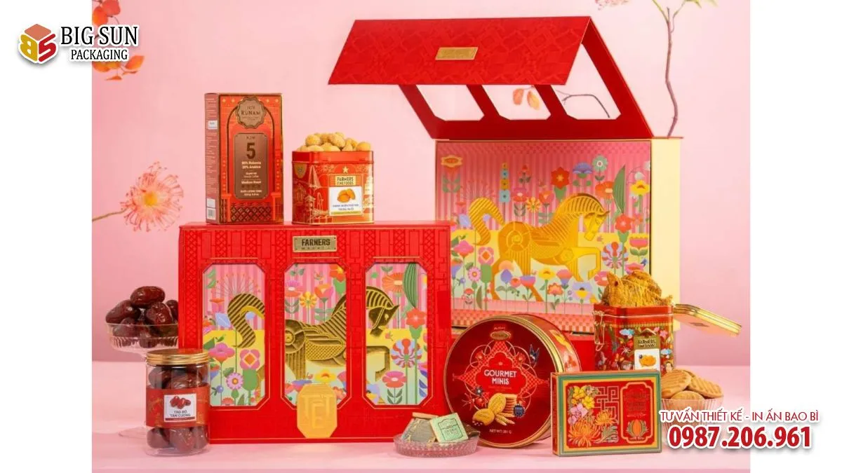 Hộp quà Tết thương hiệu Blissful Harmony