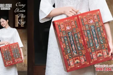 Hộp quà Tết thương hiệu Cung Xuân Phú Quý của Luna Cake
