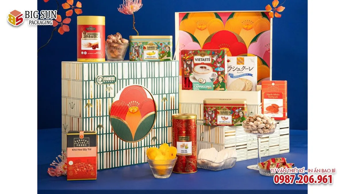 Hộp quà Tết thương hiệu Japan Red Camellia 