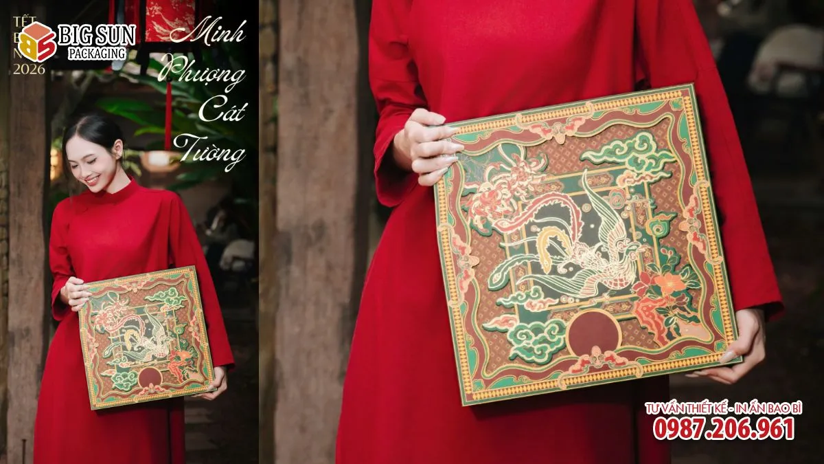 Hộp quà Tết thương hiệu Minh Phượng Cát Tường