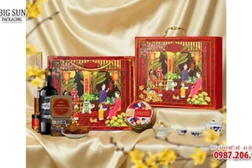 Hộp quà Tết thương hiệu Tân Niên Vạn Phúc SONA