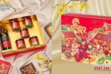 Hộp quà Tết thương hiệu Tết Sum Vầy SONA