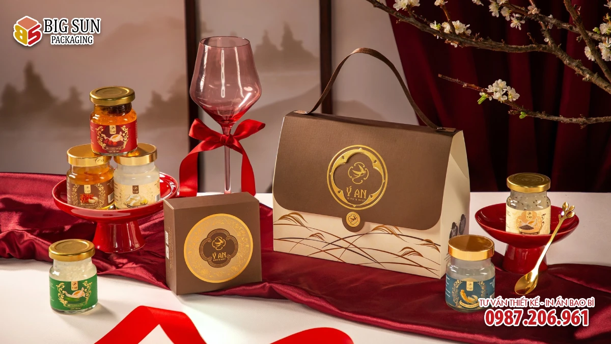 Hộp đựng yến túi xách Ý An Trân Phẩm