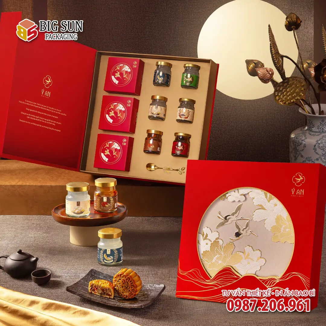 Hộp đựng yến Ý An Cát Hạc