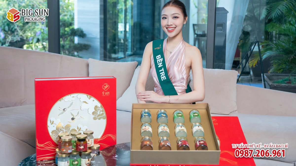 Hộp đựng yến Ý An Cát Hạc