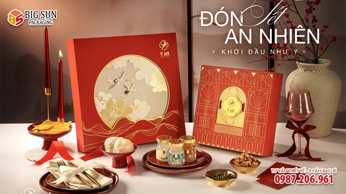 Hộp đựng yến Ý An Cát Hạc