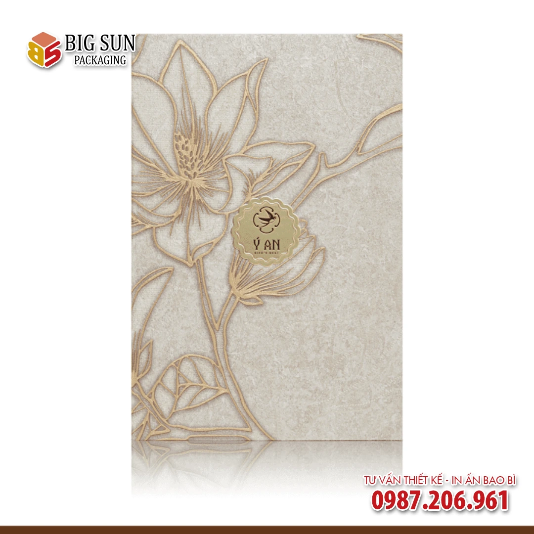 Hộp đựng yến Ý An dáng đứng 18 hũ YCS