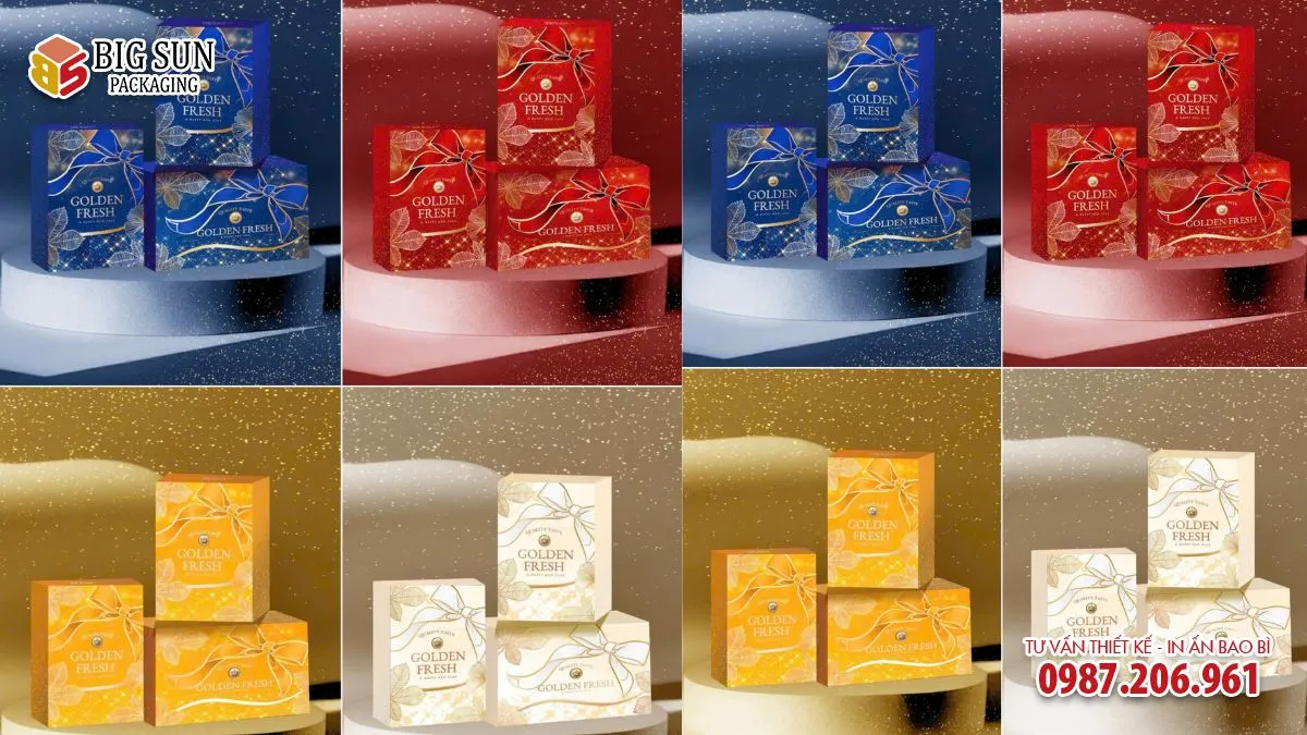 Hộp đựng bánh kẹo Gloden Fresh