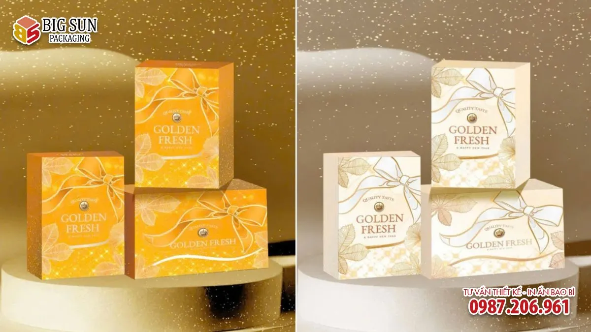 Hộp đựng bánh kẹo Gloden Fresh