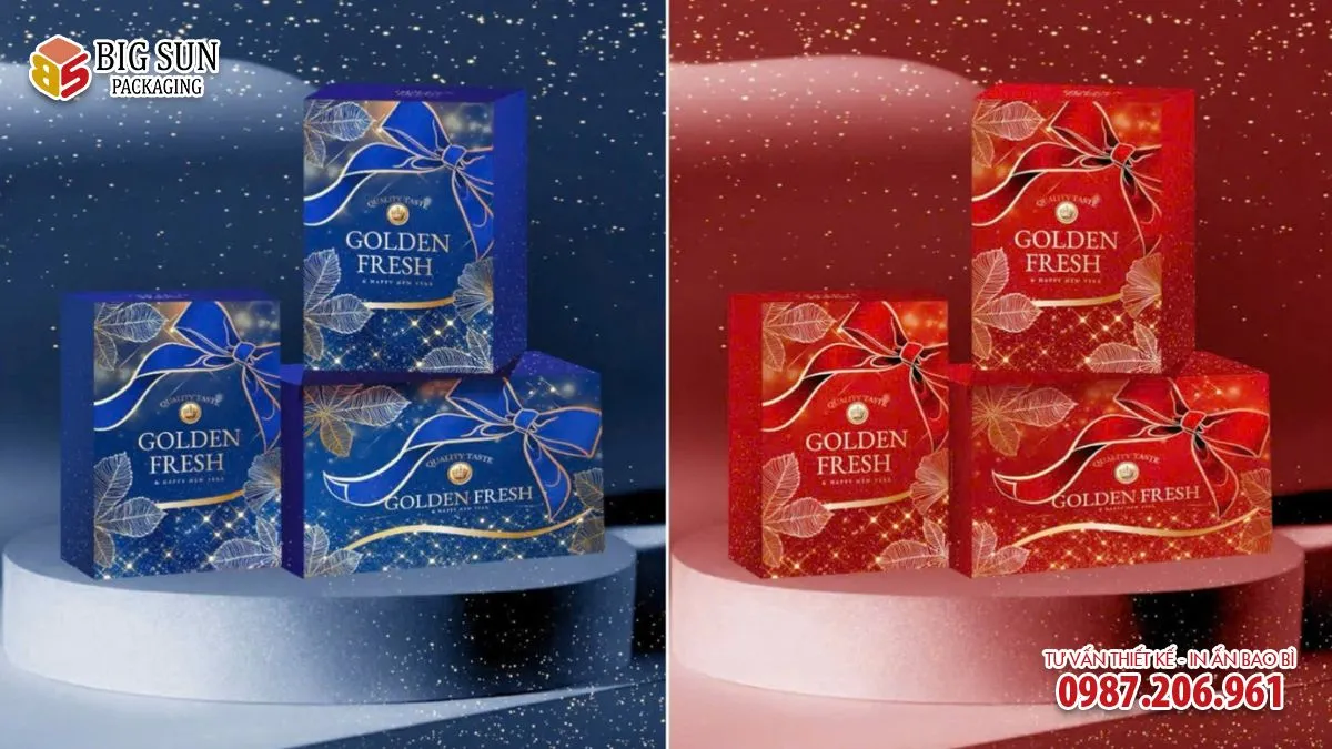 Hộp đựng bánh kẹo Gloden Fresh