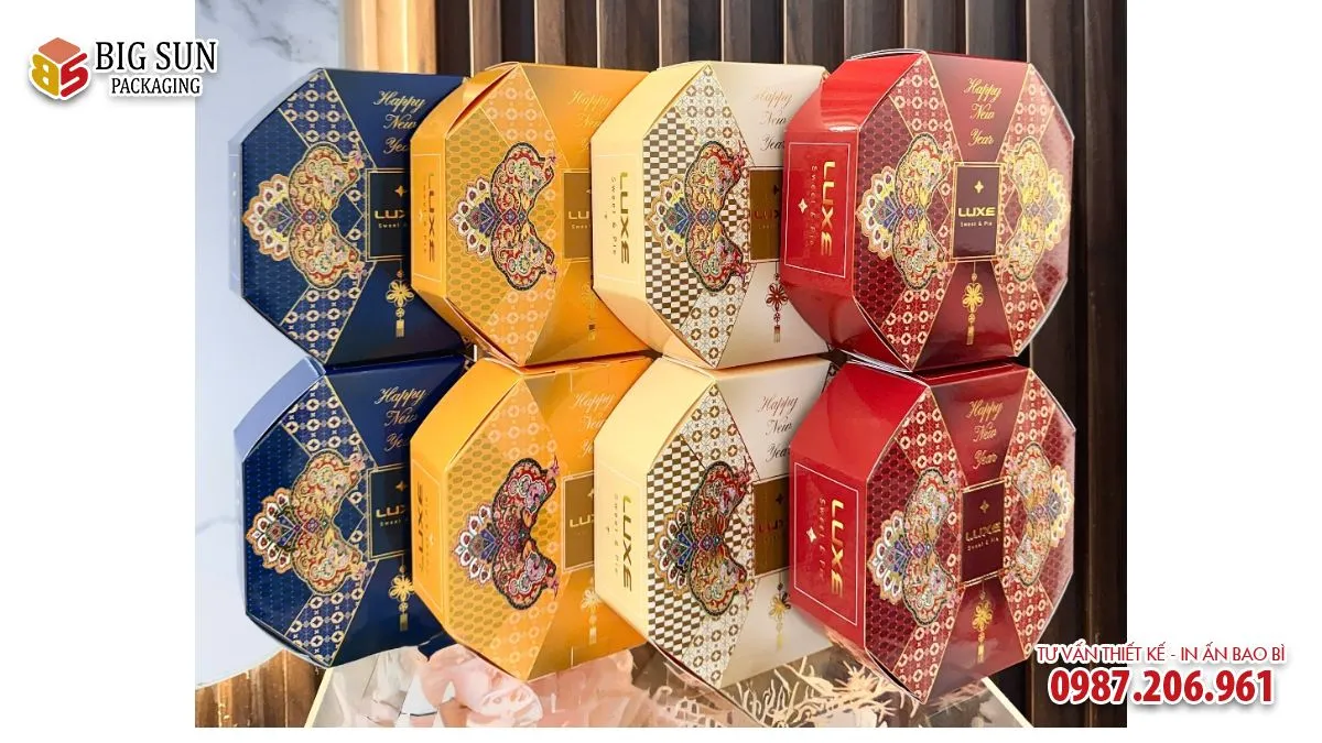 Hộp đựng bánh kẹo Luxe cao cấp 