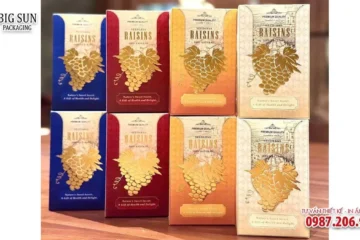 Hộp đựng bánh kẹo raisins hình quả nho