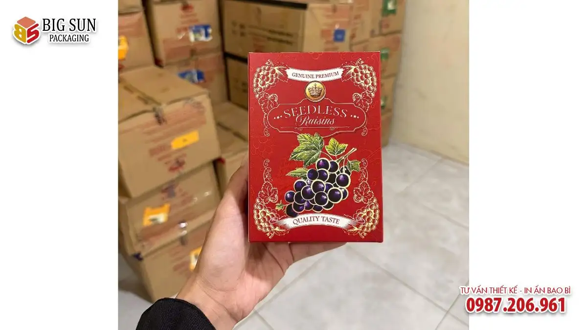 HỘP ĐỰNG BÁNH KẸO SEEDLESS RAISINS 