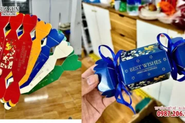 Hộp đựng bánh kẹo thắt nơ siêu xinh