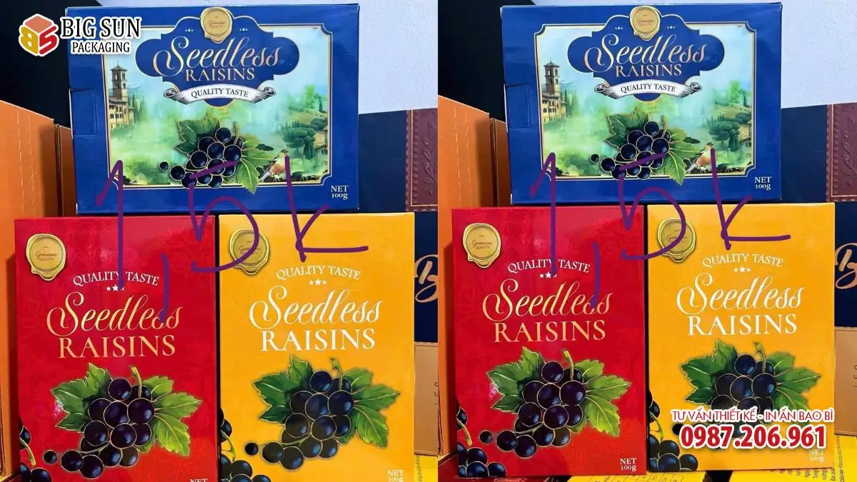 HỘP ĐỰNG NHO ĐỊA TRUNG HẢI SEEDLESS