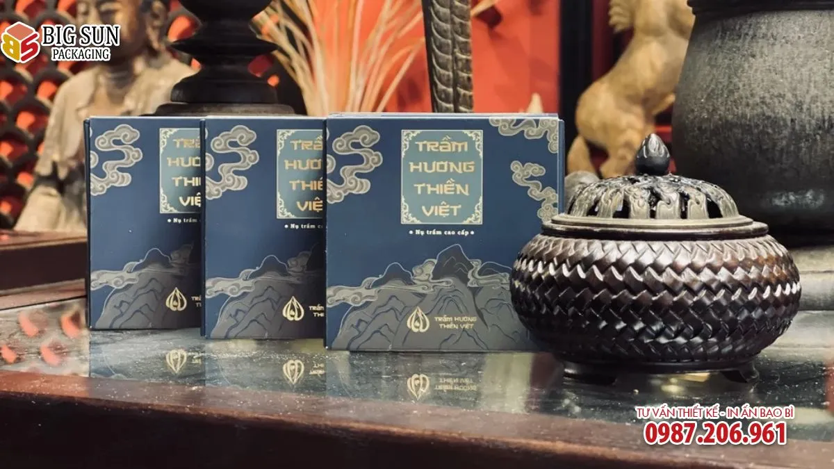 HỘP ĐỰNG NHANG NỤ TRẦM HƯƠNG THIỀN VIỆT