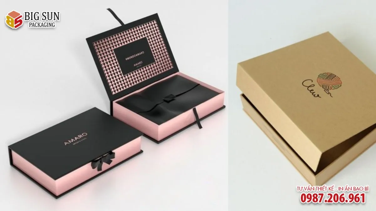 HỘP QUÀ TẶNG THƯƠNG HIỆU ĐỰNG QUẦN ÁO THỜI TRANG CAO CẤP