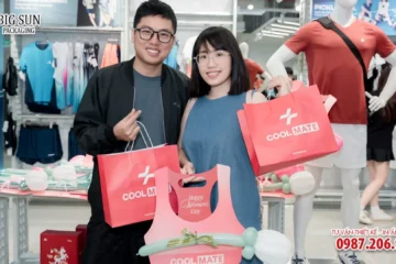 HỘP QUÀ TẶNG THƯƠNG HIỆU TÚI GIẤY THỜI TRANG NAM GIỚI COOLMATE