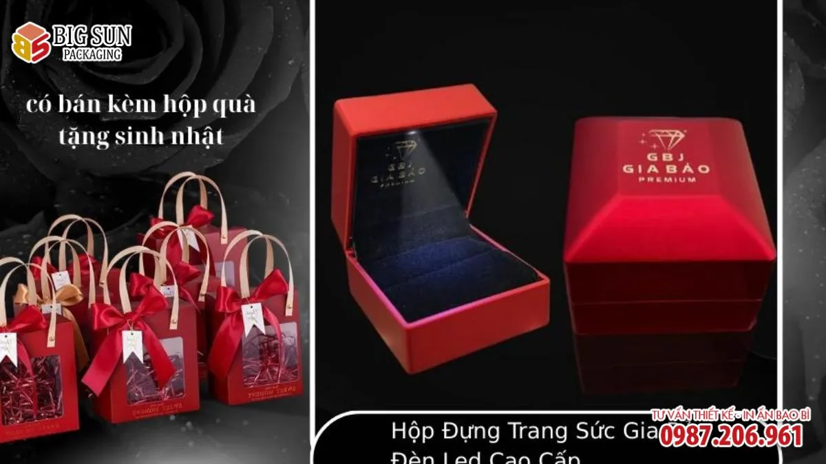 HỘP QUÀ TẶNG TRANG SỨC GIA BẢO JEWELRY