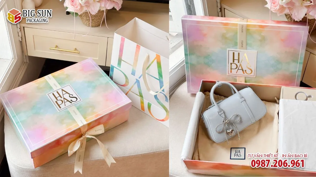 Hộp quà thương hiệu Tiny Mơ của Hapas