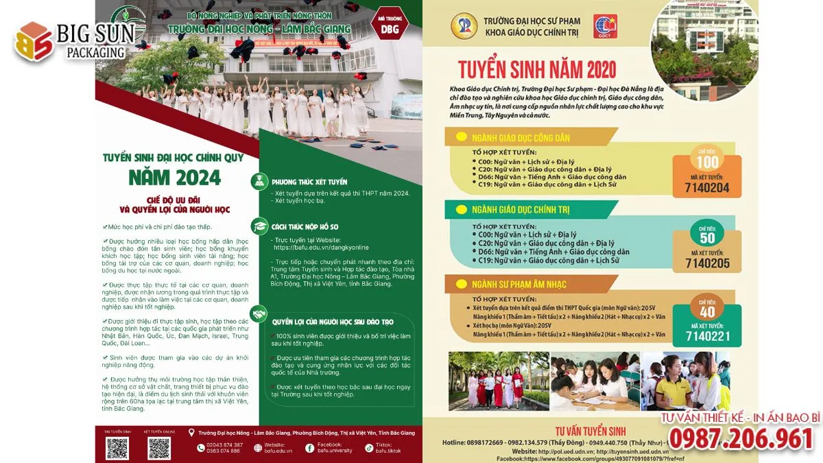 10+ Mẫu tờ rơi tuyển sinh đại học thu hút sinh viên nhất 2026 (2)