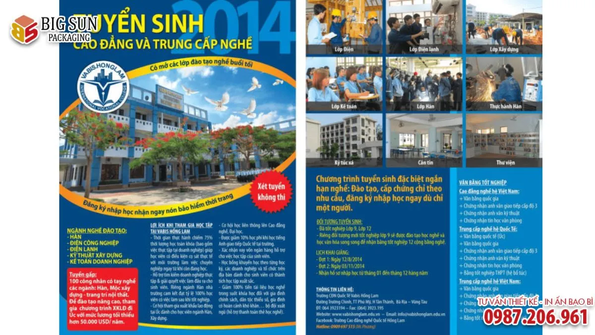 10+ Mẫu tờ rơi tuyển sinh học nghề hot nhất 2026