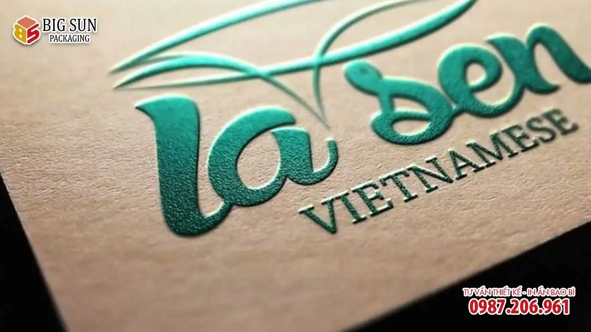 Bế 3D thúc nổi logo cho hộp bánh trung thu thương hiệu