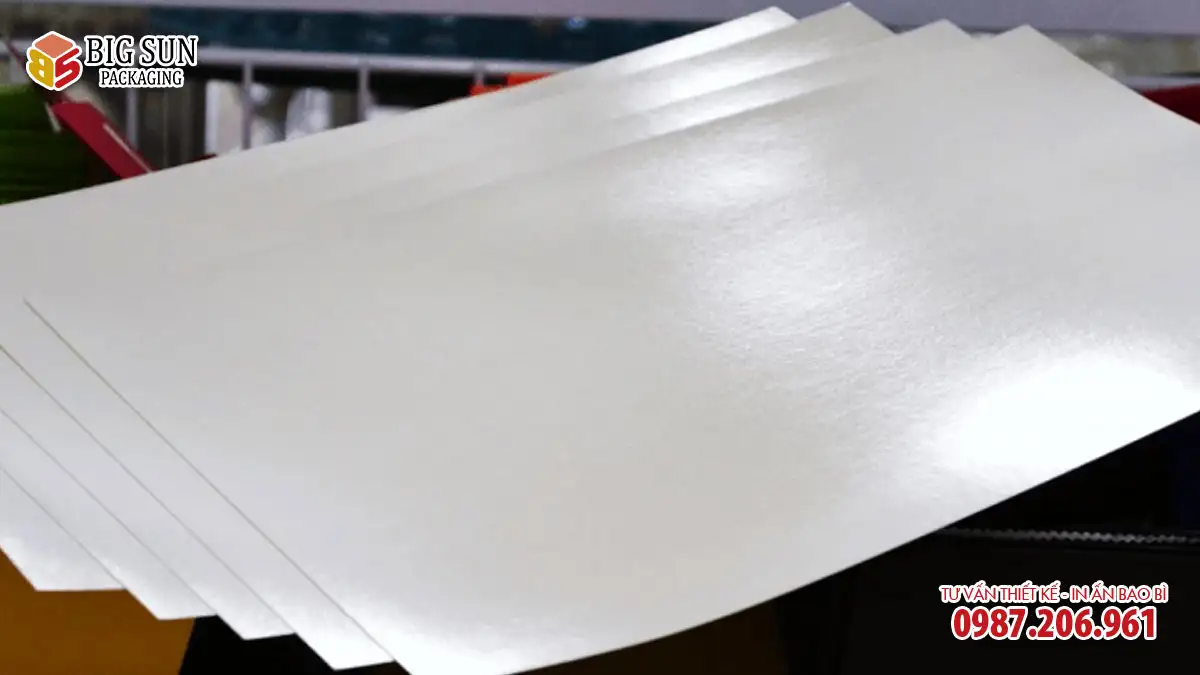 Giấy couche vật liệu làm hộp trung thu