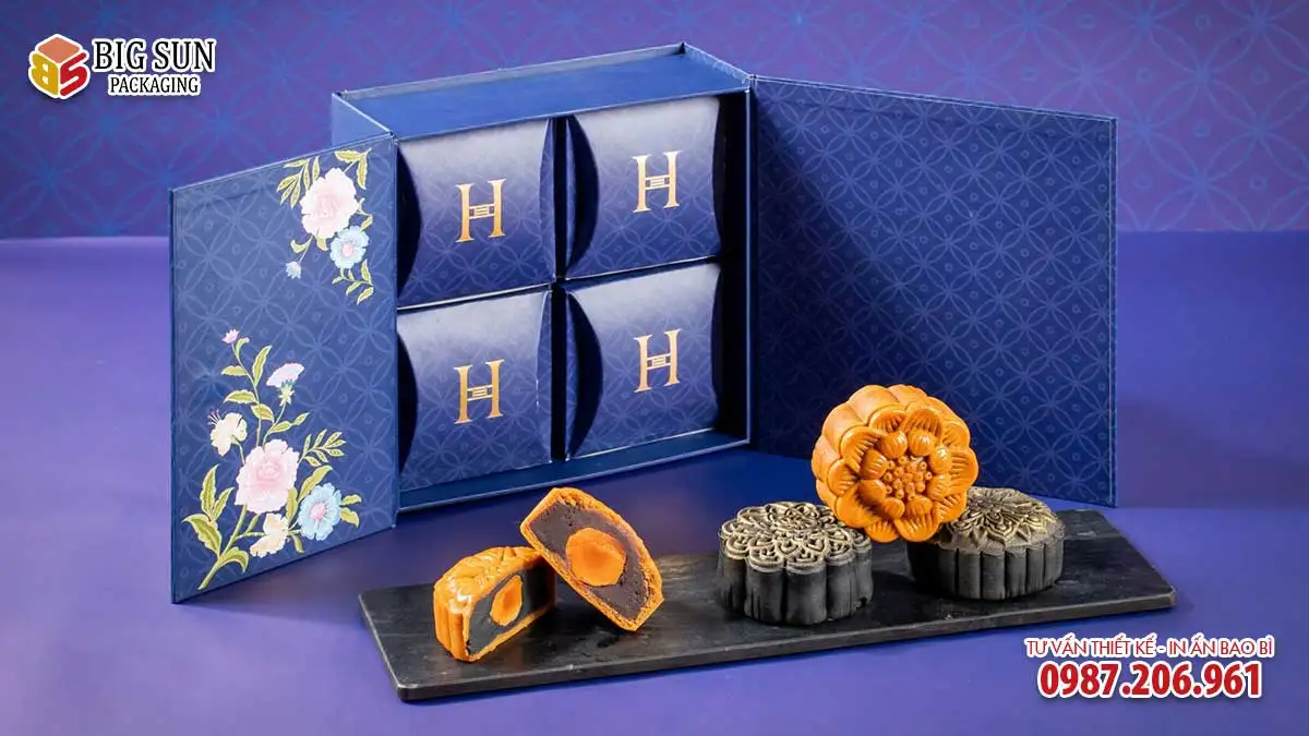 hộp bánh trung thu in thương hiệu riêng theo yêu cầu tại Big Sun