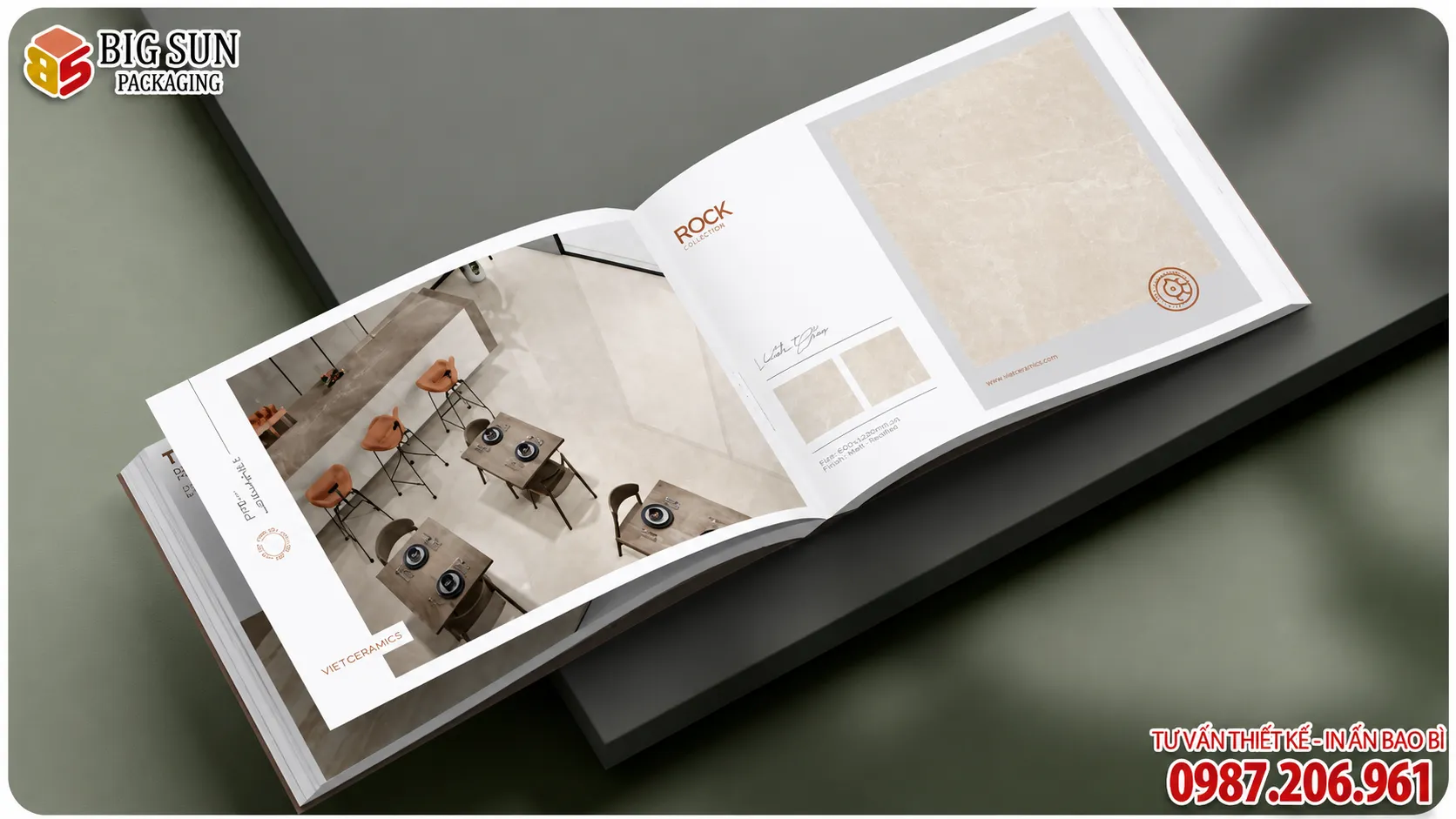 In Catalogue Gạch Men Đẹp, Chuyên Nghiệp Theo Yêu Cầu