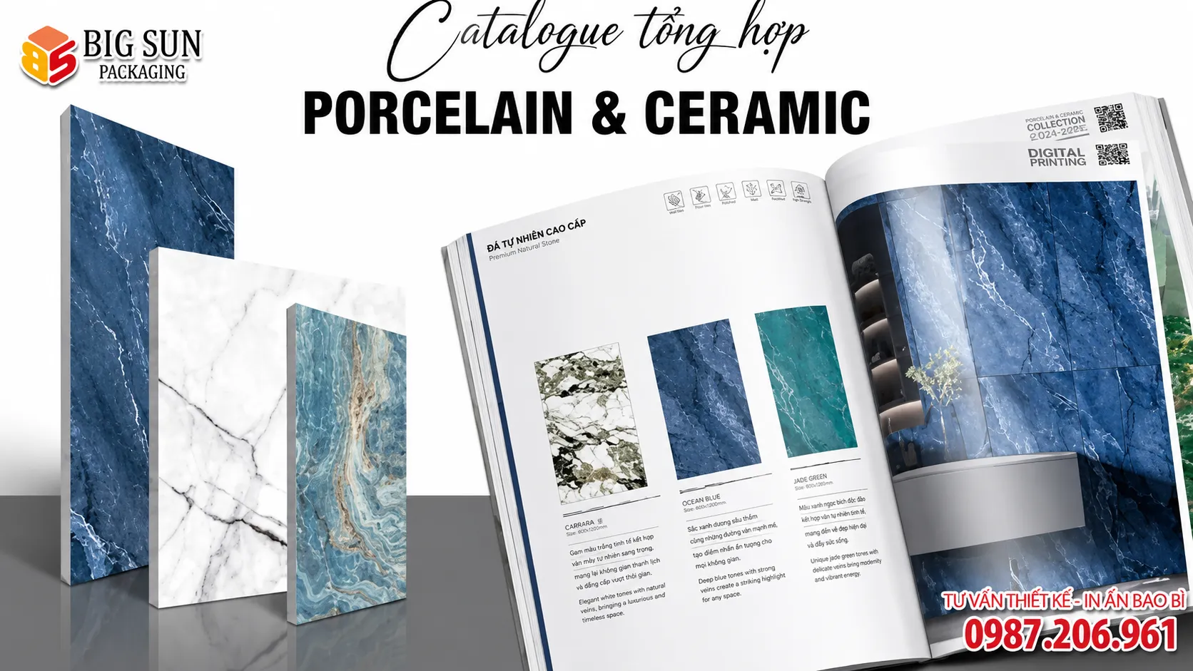 In Catalogue Gạch Men Đẹp, Chuyên Nghiệp Theo Yêu Cầu