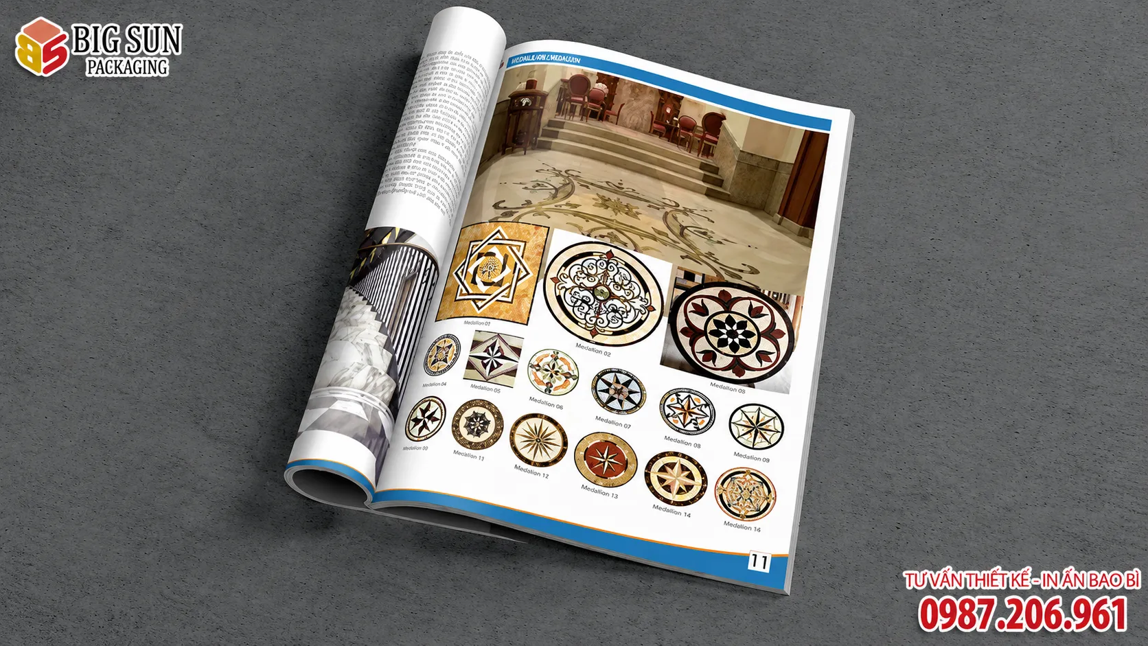 In Catalogue Gạch Men Đẹp, Chuyên Nghiệp Theo Yêu Cầu