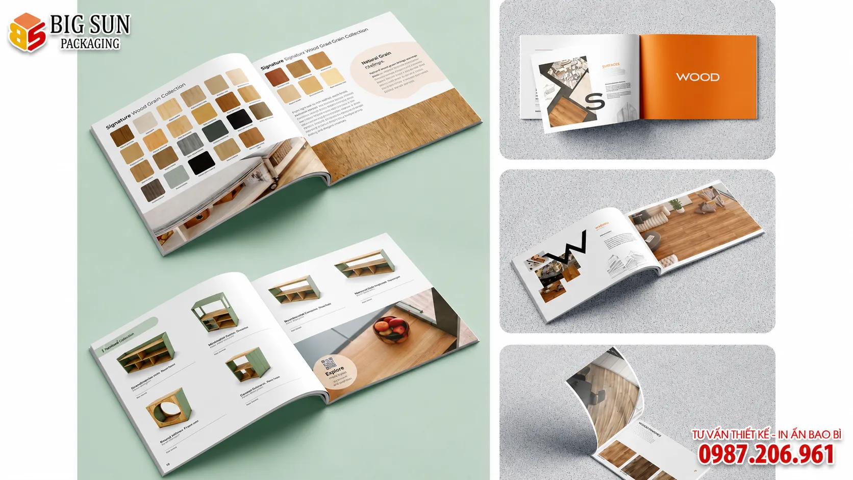 In Catalogue Sàn Gỗ A4 Đẹp, Chuyên Nghiệp Theo Yêu Cầu