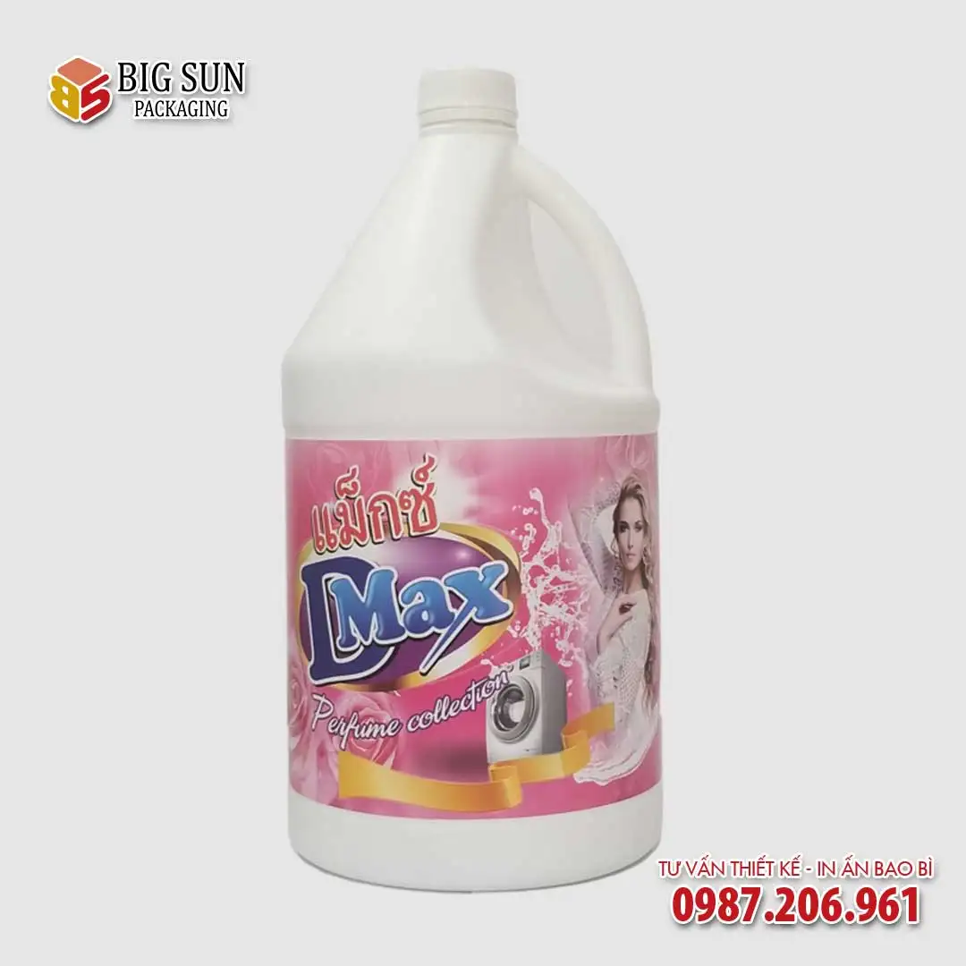 Quy trình sản xuất tem nước giặt Dmax tại xưởng Big Sun