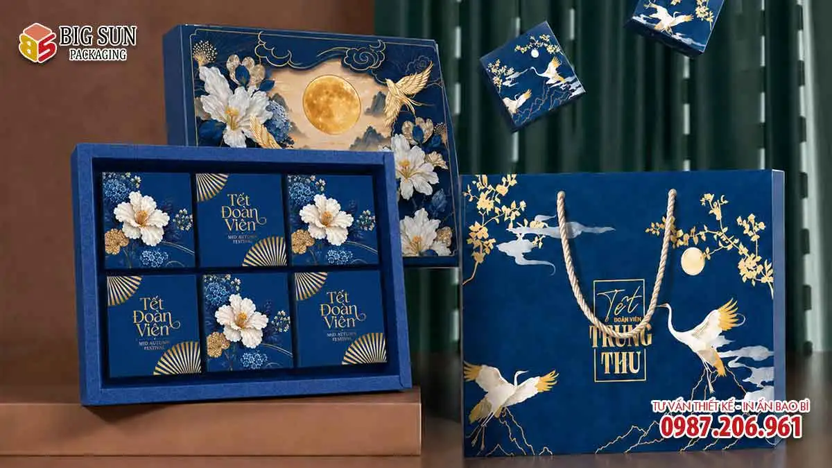 Hộp trung thu bán sẵn Kim Yến Vọng Nguyệt 6 bánh 2026