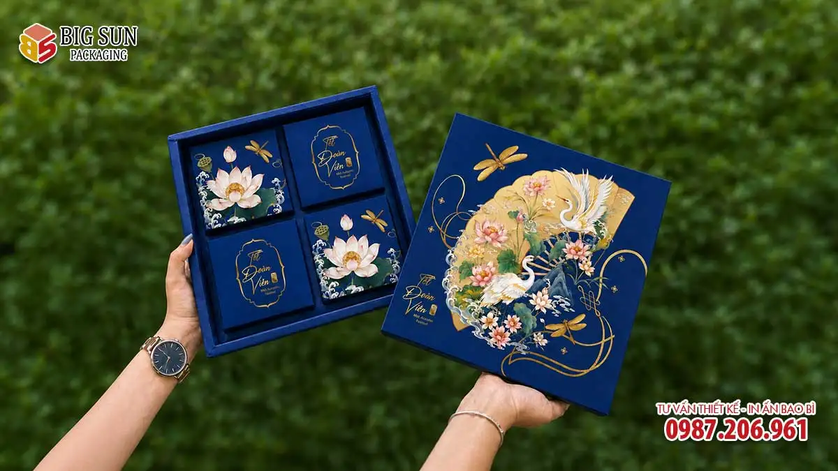 Hộp trung thu bán sẵn Hương Sen Trăng Rằm 2026